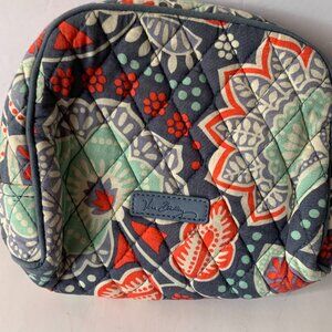 VERA BRADLEY NOMADIC FLORAL COSMETIC MAKEUP ZIPPED CASE POUCH